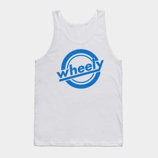 Wheely Logo Blue, Front Tank Top